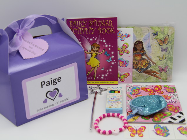 Kids Wedding Box Fairy Butterfly