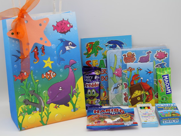 Sealife Paper Party Bag 6 X Fillings