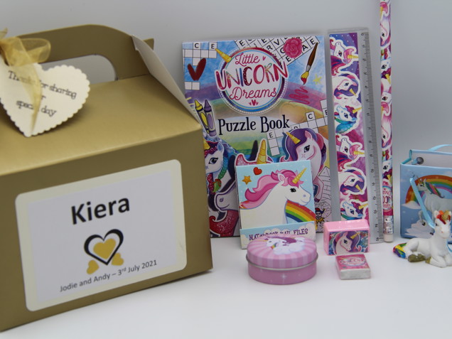 Kids Wedding Box Older Unicorn