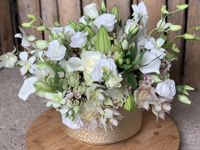 Neutral Vase Arrangement