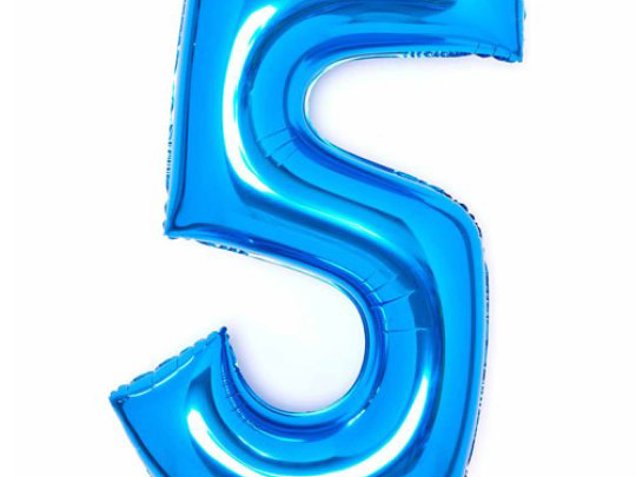 Blue Number 5 image