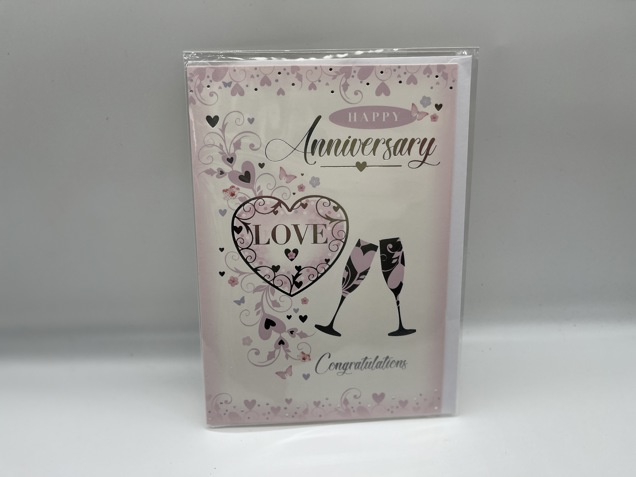 Anniversary card flutes image