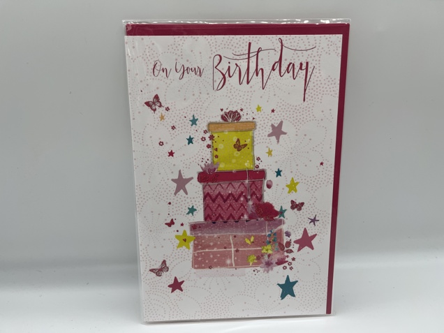 Cake generic birthday card  image