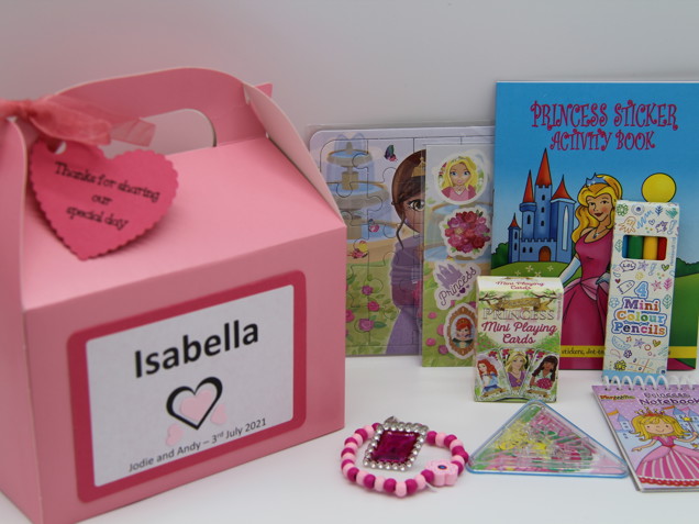 Kids Wedding Box Princess