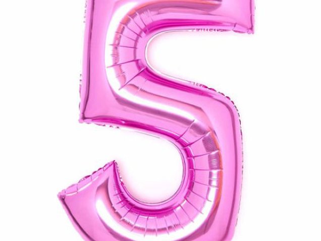 Pink Number 5 image